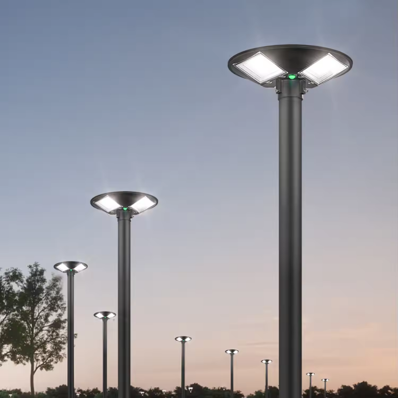Outdoor Lighting Year Round - 태양광 UFO 램프 마당 높이 조명