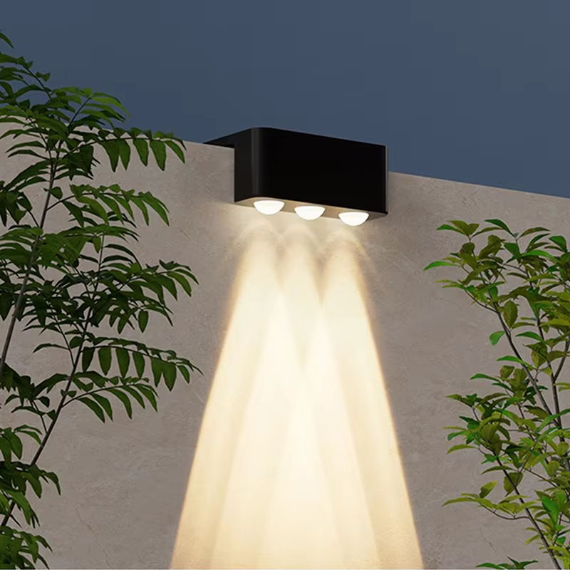 Solar Wall Sconce - 1/2/4PCS 태양광 벽등 야외 방수 정원