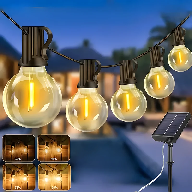 String Light Bistro - G40 LED 태양광 글로브 LED 스트링