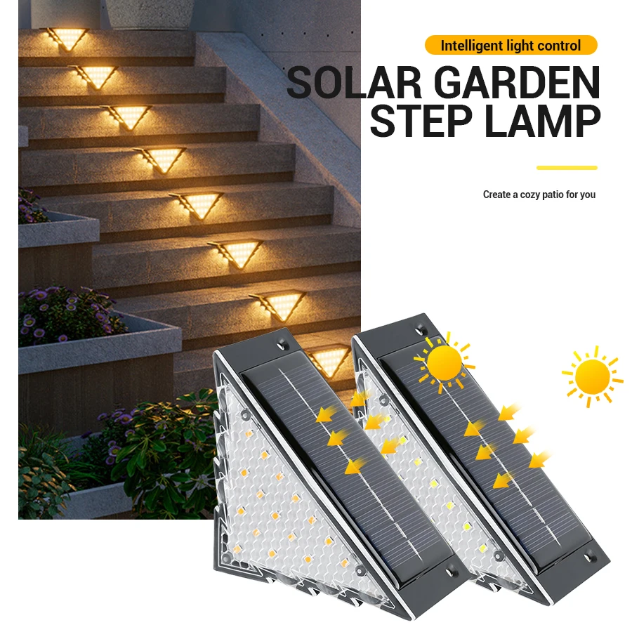 Outdoor Lighting On Fence - 1/2/4PCS 태양 갑판 조명 야외 단계