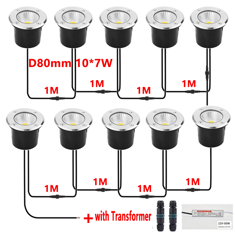 Ground Light Recessed - 12V LED 지중 조명 IP67 방수