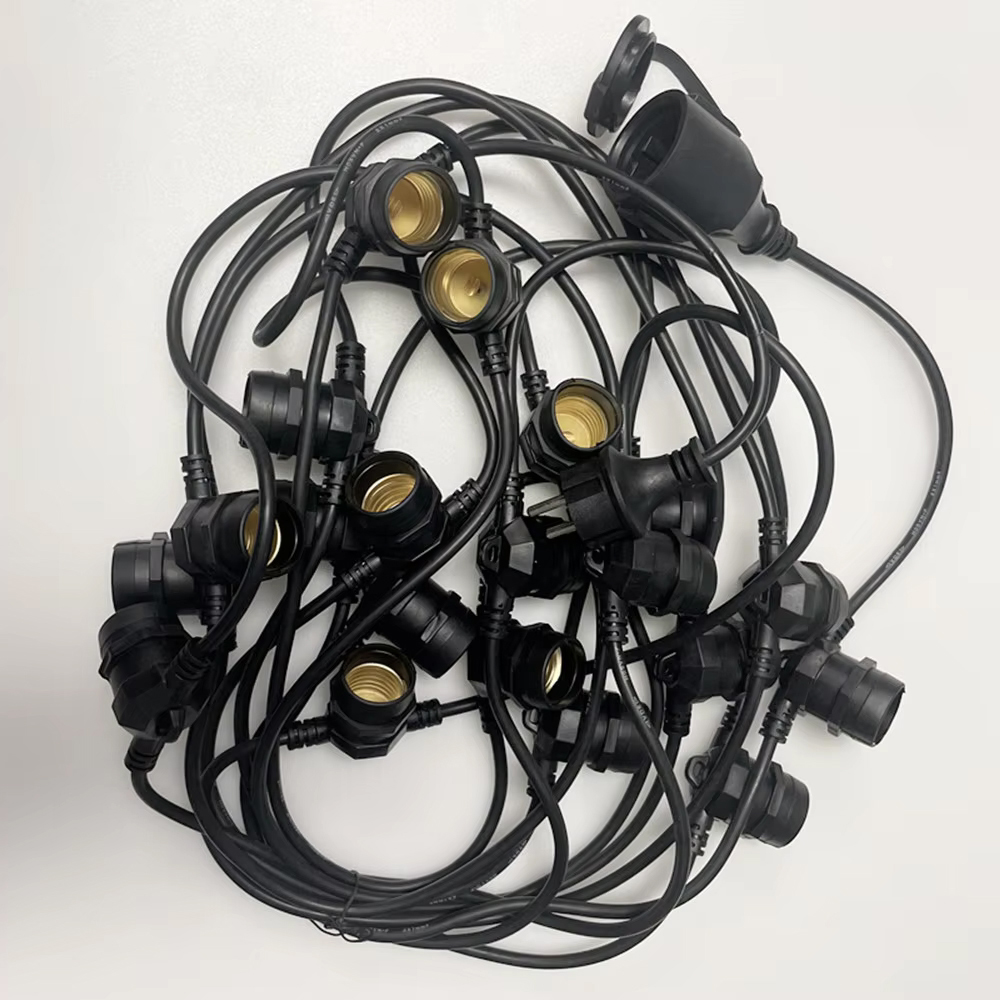 Outdoor Lighting Extension Cord - 10M 케이블 LED 스트링 조명, 상업용
