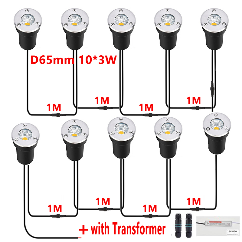Ground Light Recessed - 12V LED 지중 조명 IP67 방수
