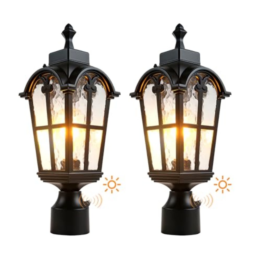 Outdoor Lighting Waterproof - 센서 야외 기둥 조명 방수 기둥