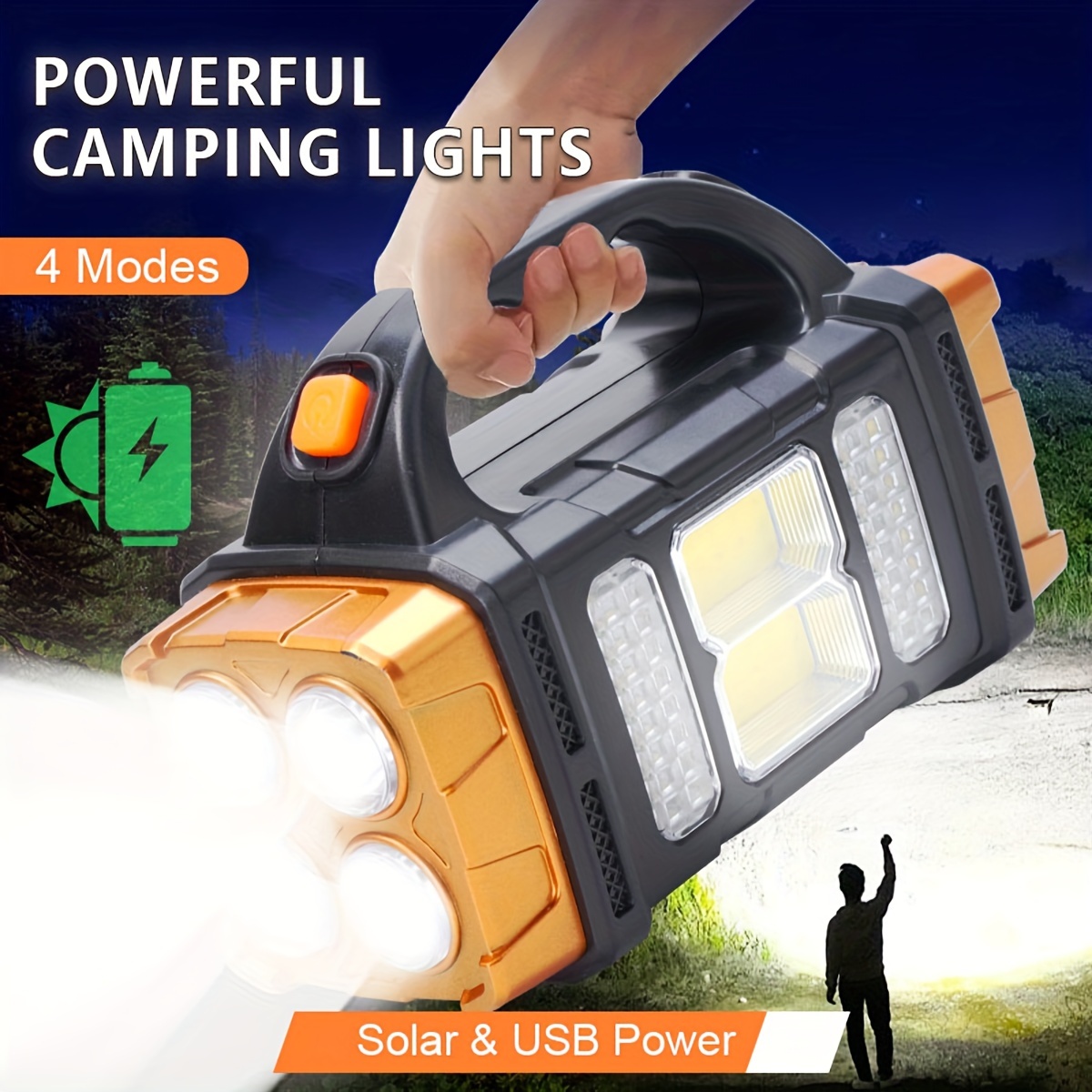 Outdoor Lighting Led Fixtures - 새로운 업그레이드 충전식 고출력 태양광 LED
