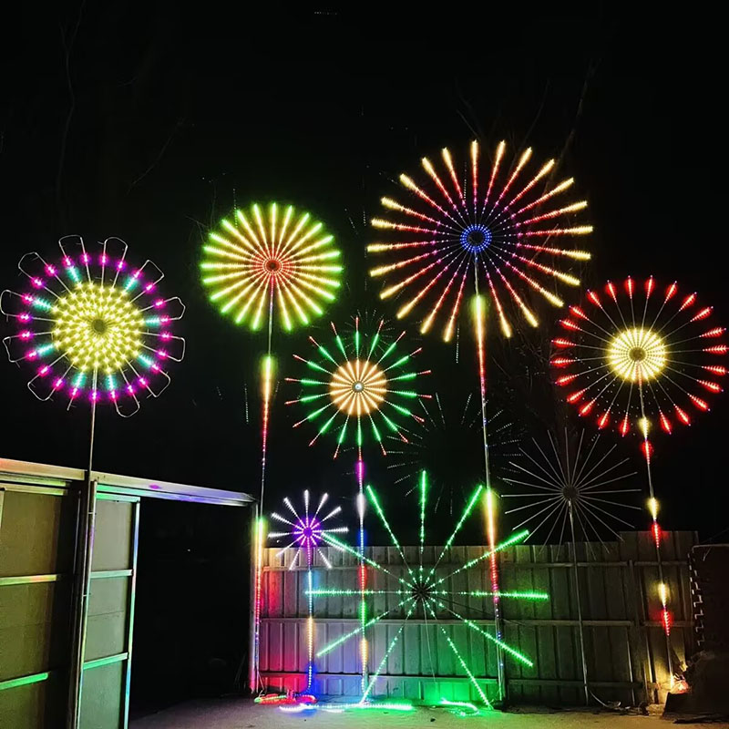 Outdoor Lighting Year Round - 양면 풍차 회전식 LED 불꽃놀이 스트로브