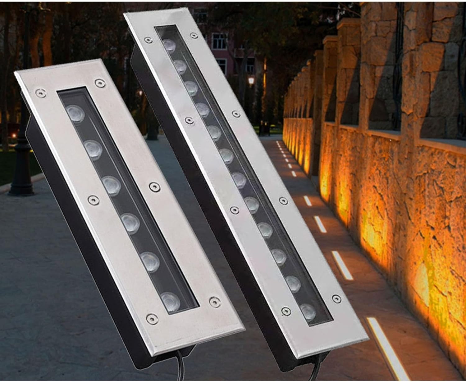 Ground Light Recessed - 선형 직사각형 매립형 LED 지중 조명
