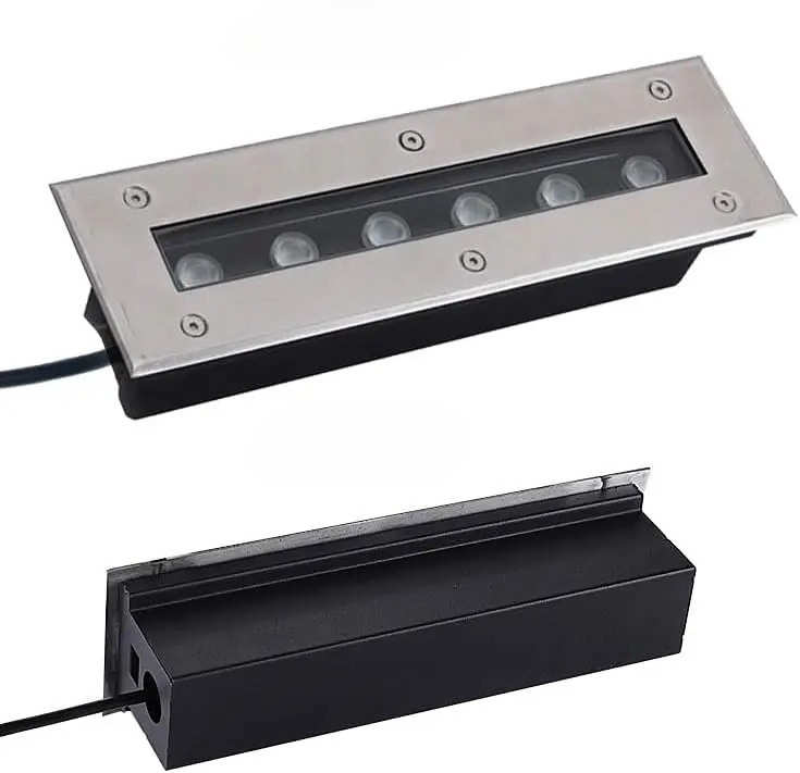 Ground Light Recessed - IP67 방수 직사각형 매립형 LED 지중등