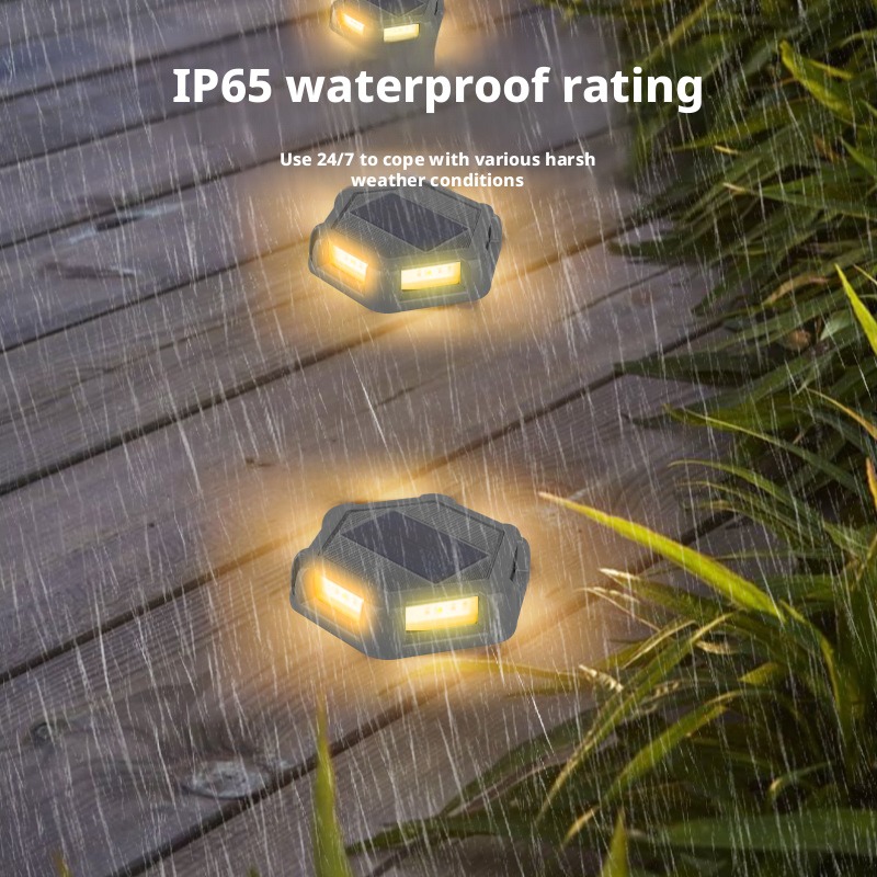 Outdoor Lighting Year Round - 태양광 지하등 야외 방수 원형 지하등
