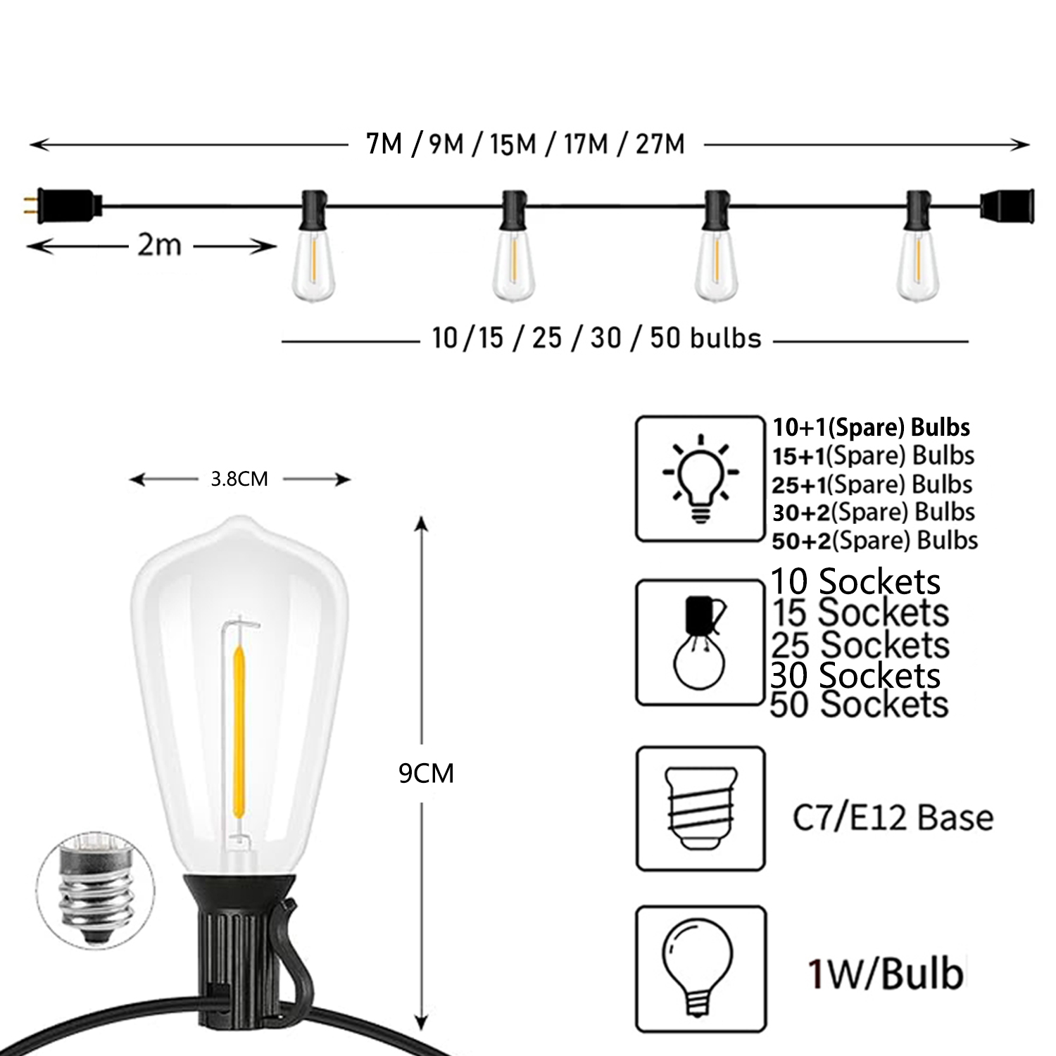 ST38 꽃줄 220V LED 글로브 문자열 빛 요정  - Outdoor Lighting On Fence 리뷰 및 가격