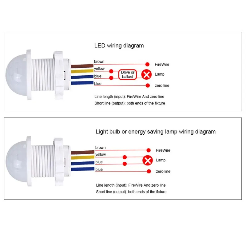 AC110-240V 자동 센서 전등 스위치 LED PI - Outdoor Lighting Led Fixtures 리뷰 및 가격