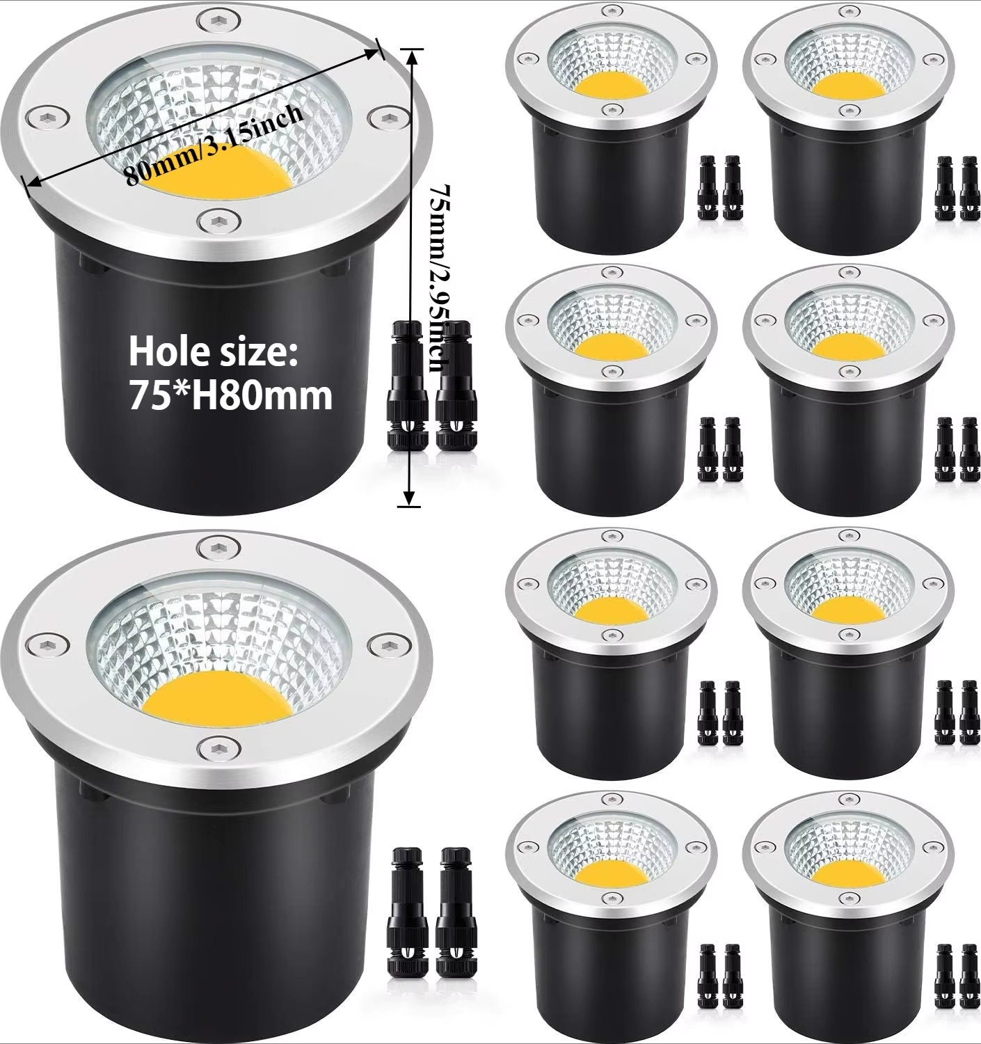IP67 방수 LED 야외 정원 조명 5W 10W 15 - Ground Light Recessed 리뷰 및 가격