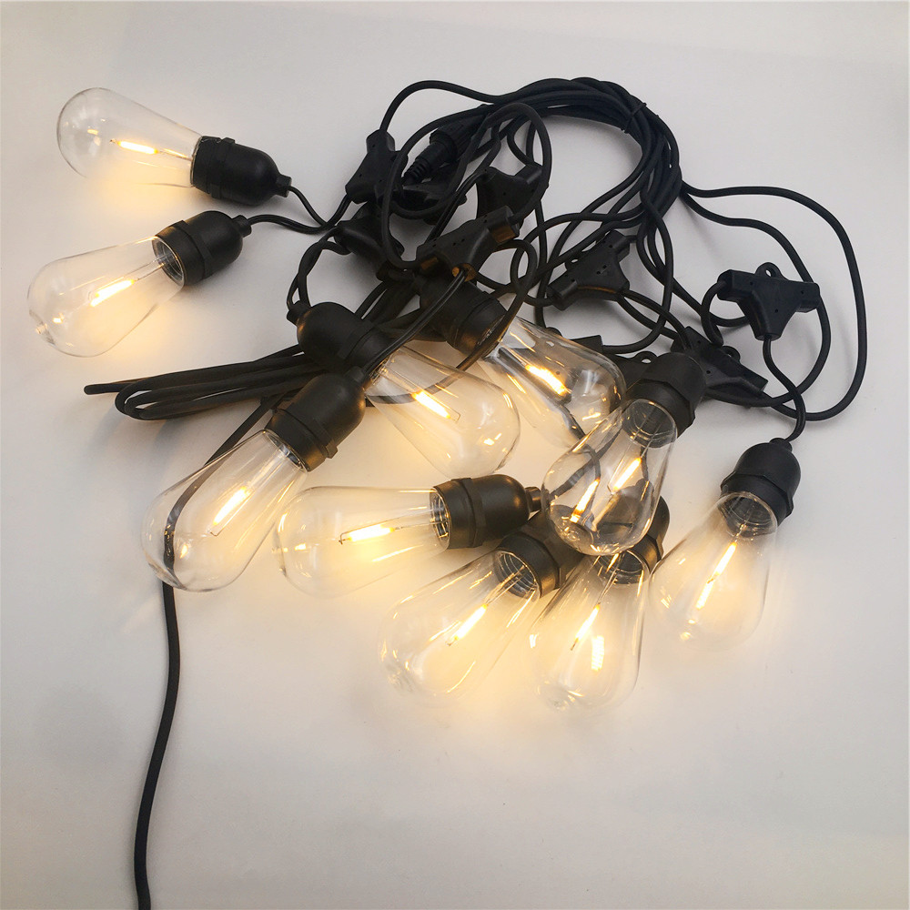 야외 문자열 조명 상업 등급 방수 스트랜드 에디슨 전구 - String Light Bistro 리뷰 및 가격