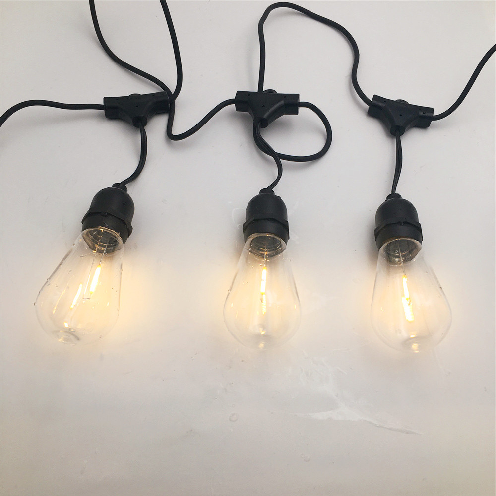 야외 문자열 조명 상업 등급 방수 스트랜드 에디슨 전구 - String Light Bistro 리뷰 및 가격