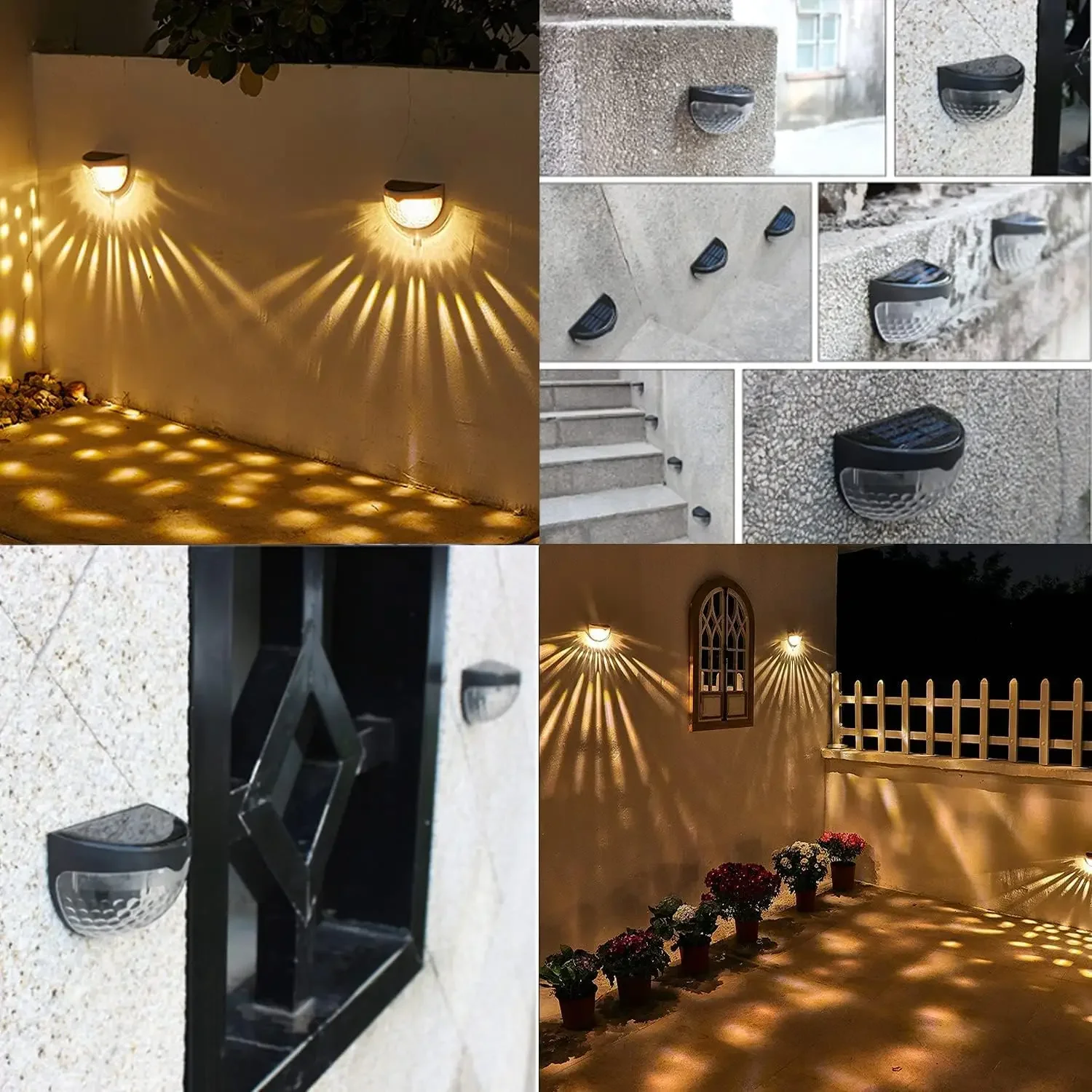 LED 태양광 야외 벽등 에너지 정원등 방수 태양광 울 - Solar Wall Sconce 리뷰 및 가격