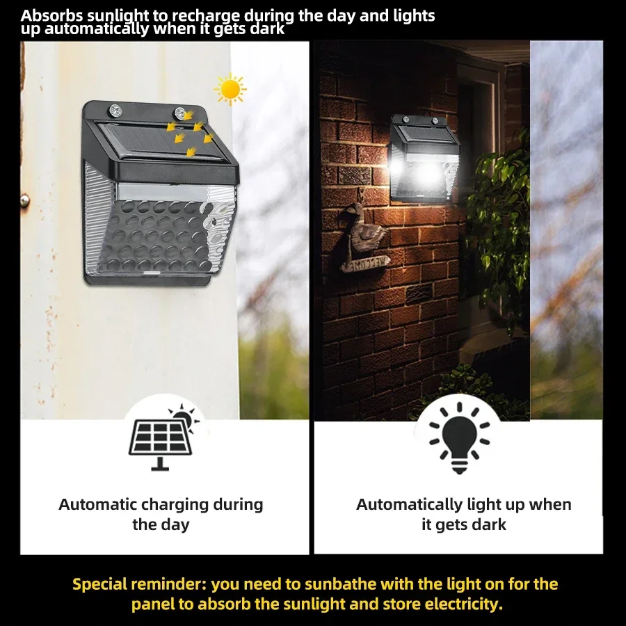 LED 태양광 조명 PIR 모션 센서 벽등 야외 태양광 - Outdoor Lighting Waterproof 리뷰 및 가격