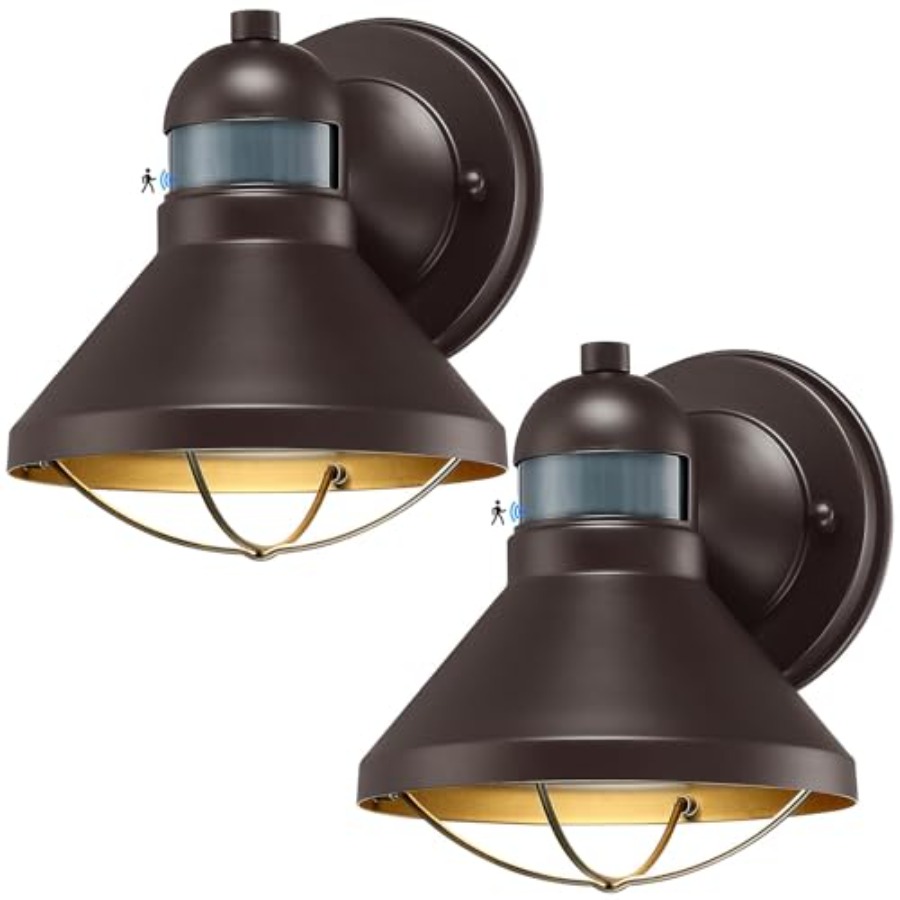 2팩 모션 센서 야외 LED 벽등, 해 질녘부터 새벽까 - Solar Wall Sconce 리뷰 및 가격