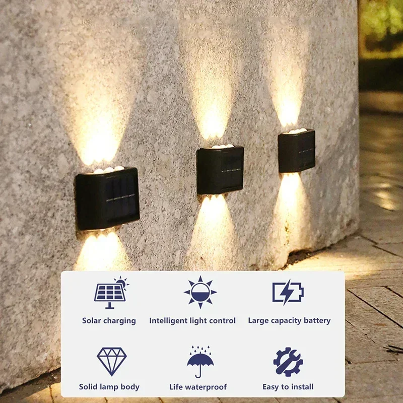 COB 태양광 벽등, 방수 야외 조명, 위아래 볼록 렌 - Outdoor Lighting Waterproof 리뷰 및 가격