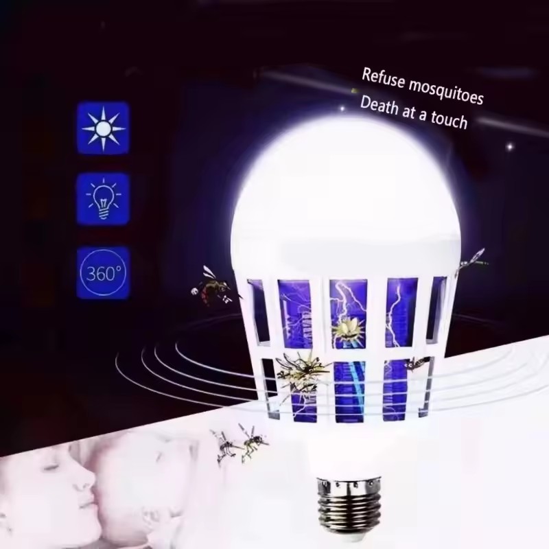 1/5PCS 전기 모기 킬러 플라이 트랩 전자 전구 램 - Outdoor Lighting On Fence 리뷰 및 가격