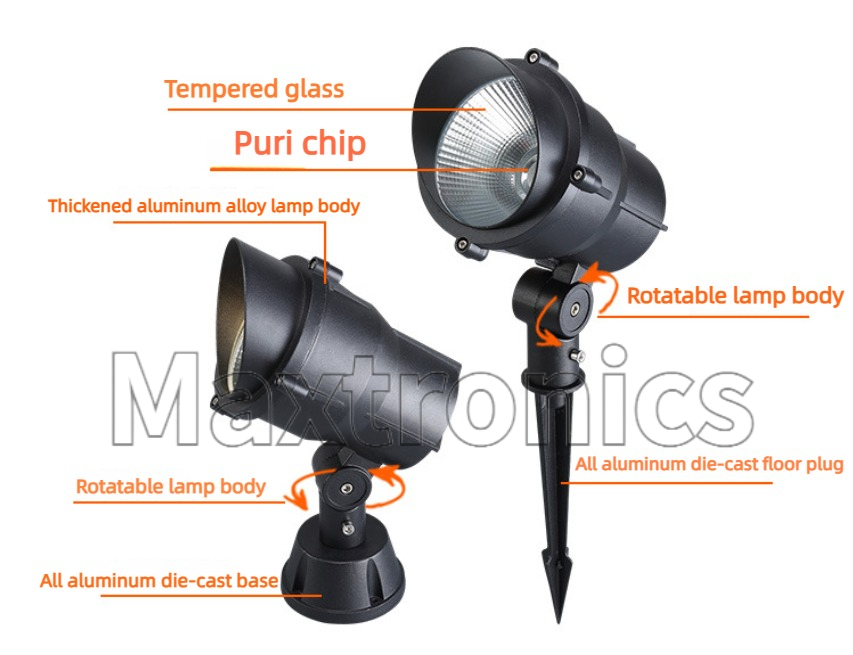 AC85-265V LED COB 스포트라이트 3/5/7 - Landscape Spike Light 리뷰 및 가격