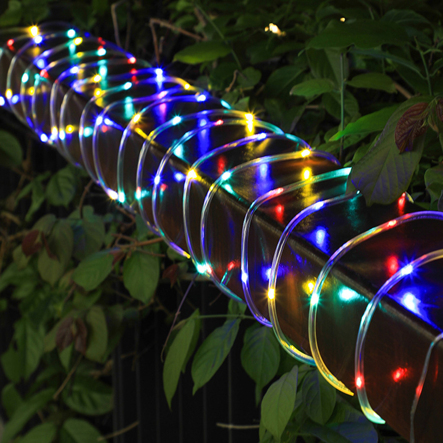 LED 야외 태양광 로프 튜브 요정 조명 방수 32M  - Outdoor Lighting Year Round 리뷰 및 가격
