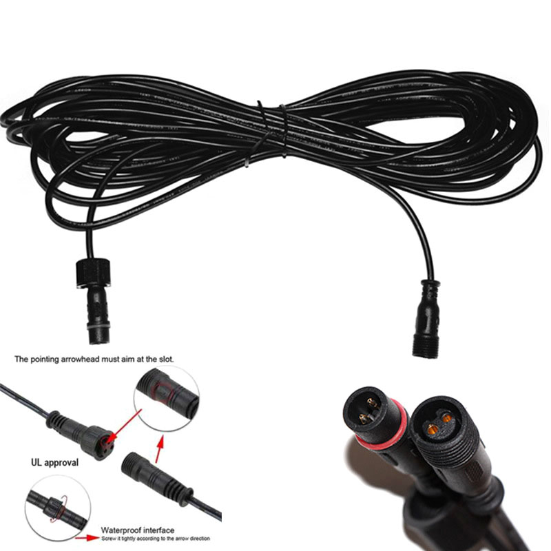 5m 이중 구멍 플러그 Led 태양 광 확장 케이블 방 - Outdoor Lighting Extension Cord 리뷰 및 가격