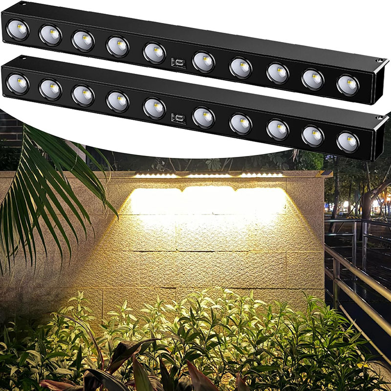 1/2 PCS 태양 야외 기호 벽 조명 자동 켜기/끄기 - Outdoor Lighting On Fence 리뷰 및 가격