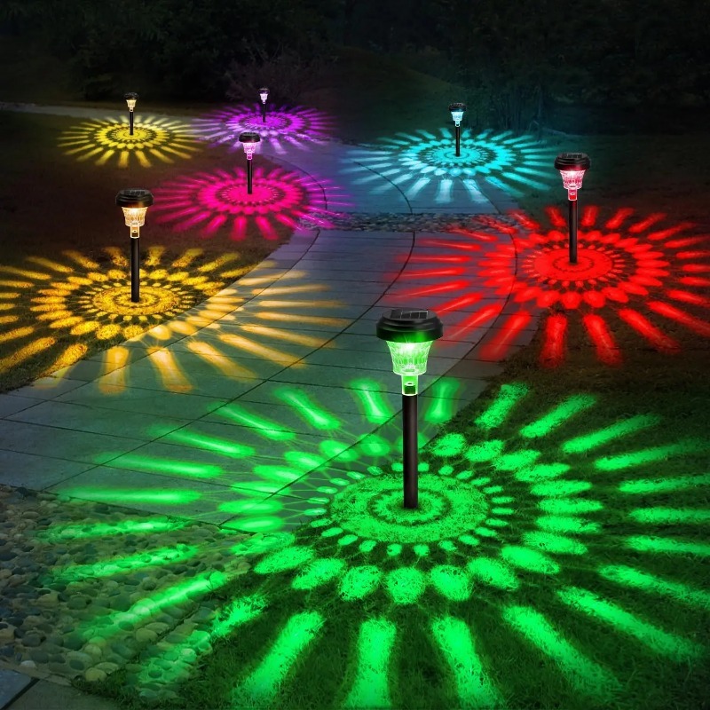 색상 변환 태양광 정원등 IP67 방수 LED 야외 정 - Outdoor Lighting Install 리뷰 및 가격