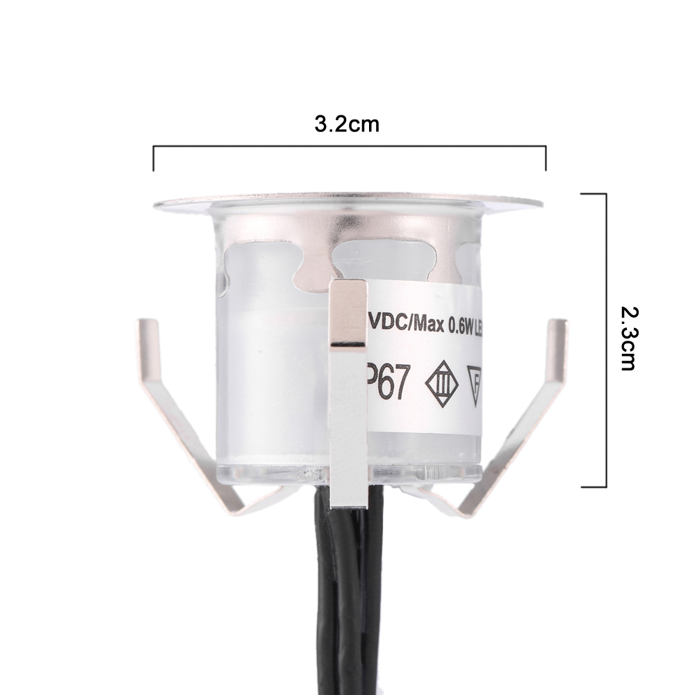10개 32mm LED 데크 조명 0.6W 500LM  - Ground Light Recessed 리뷰 및 가격