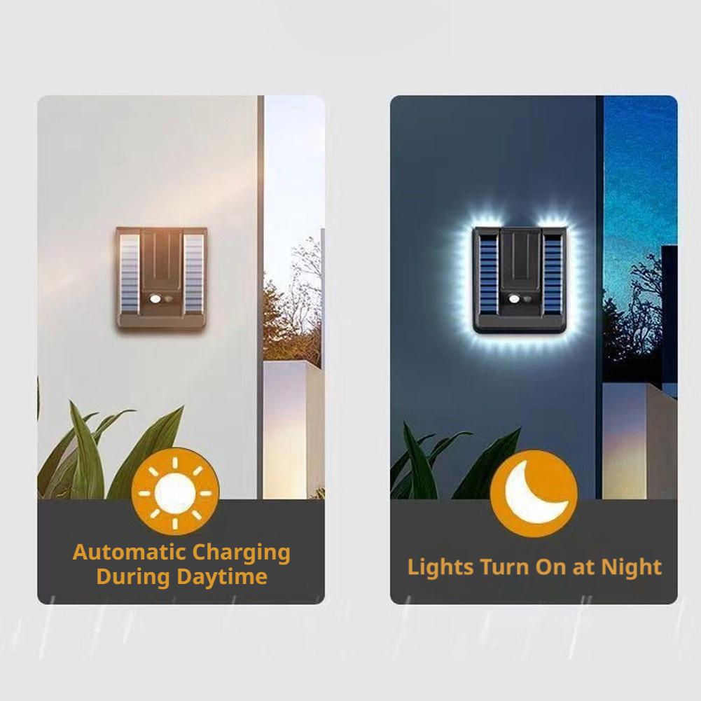 접이식 LED 120 °   태양광 조명 3가지 모드  - Solar Wall Sconce 리뷰 및 가격