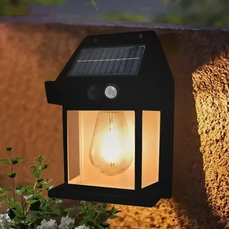 야외 태양광 텅스텐 벽등, 모션 센서 내장, IP65  - Solar Wall Sconce 리뷰 및 가격