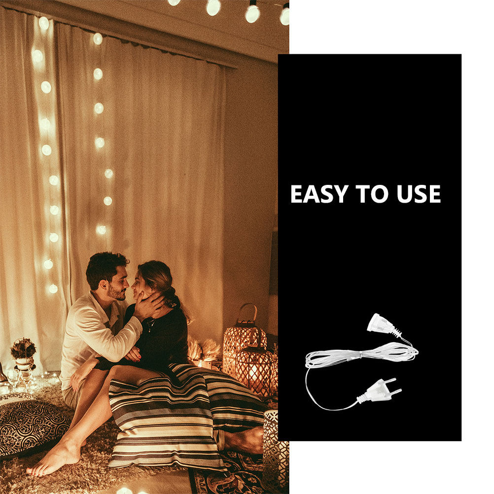 LED 조명 연장 케이블 2개, 5m 투명 케이블, 스 - Outdoor Lighting Extension Cord 리뷰 및 가격