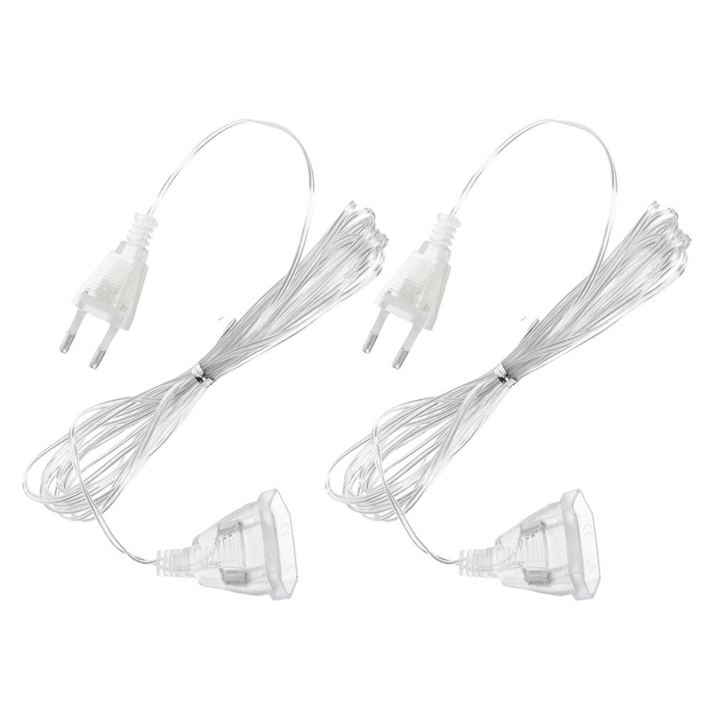 LED 조명 연장 케이블 2개, 5m 투명 케이블, 스 - Outdoor Lighting Extension Cord 리뷰 및 가격