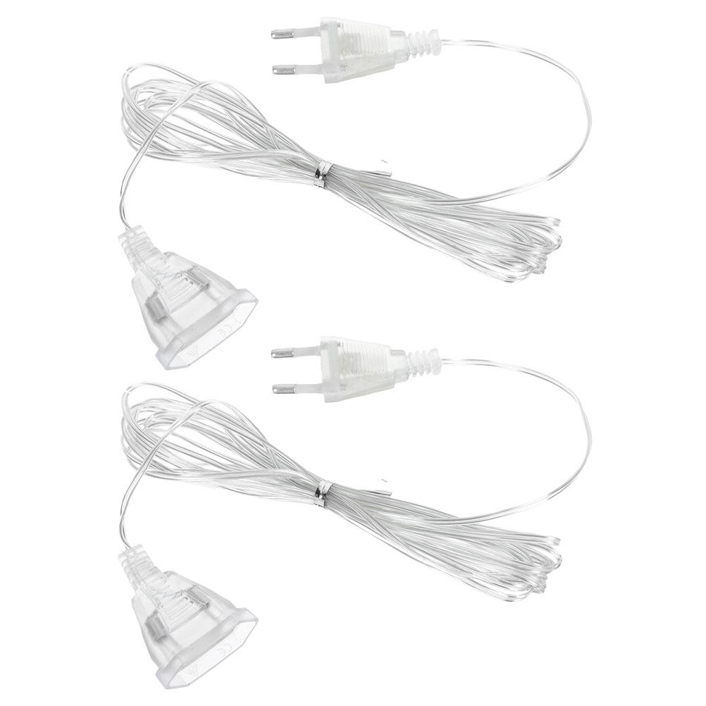 LED 조명 연장 케이블 2개, 5m 투명 케이블, 스 - Outdoor Lighting Extension Cord 리뷰 및 가격