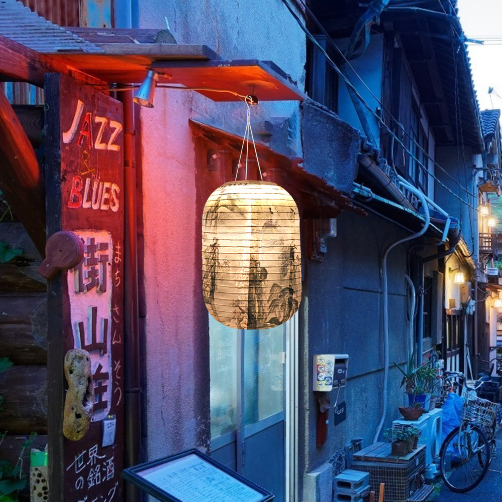 태양광 중국식 LED 조명 나일론 천 전통 장식 램프  - Outdoor Lighting Year Round 리뷰 및 가격