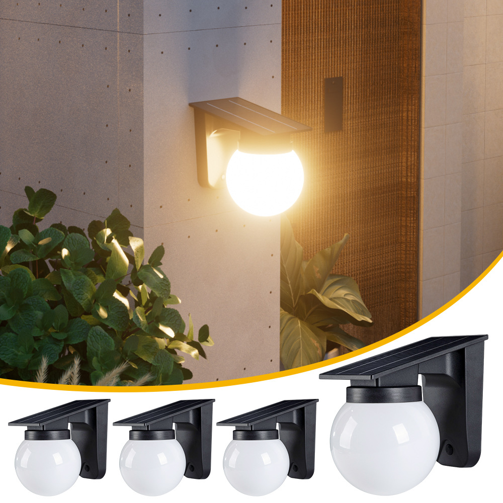 태양광 구형 벽등 실외용 IP65 방수 원형 볼 정원등 - Outdoor Lighting On Fence 리뷰 및 가격