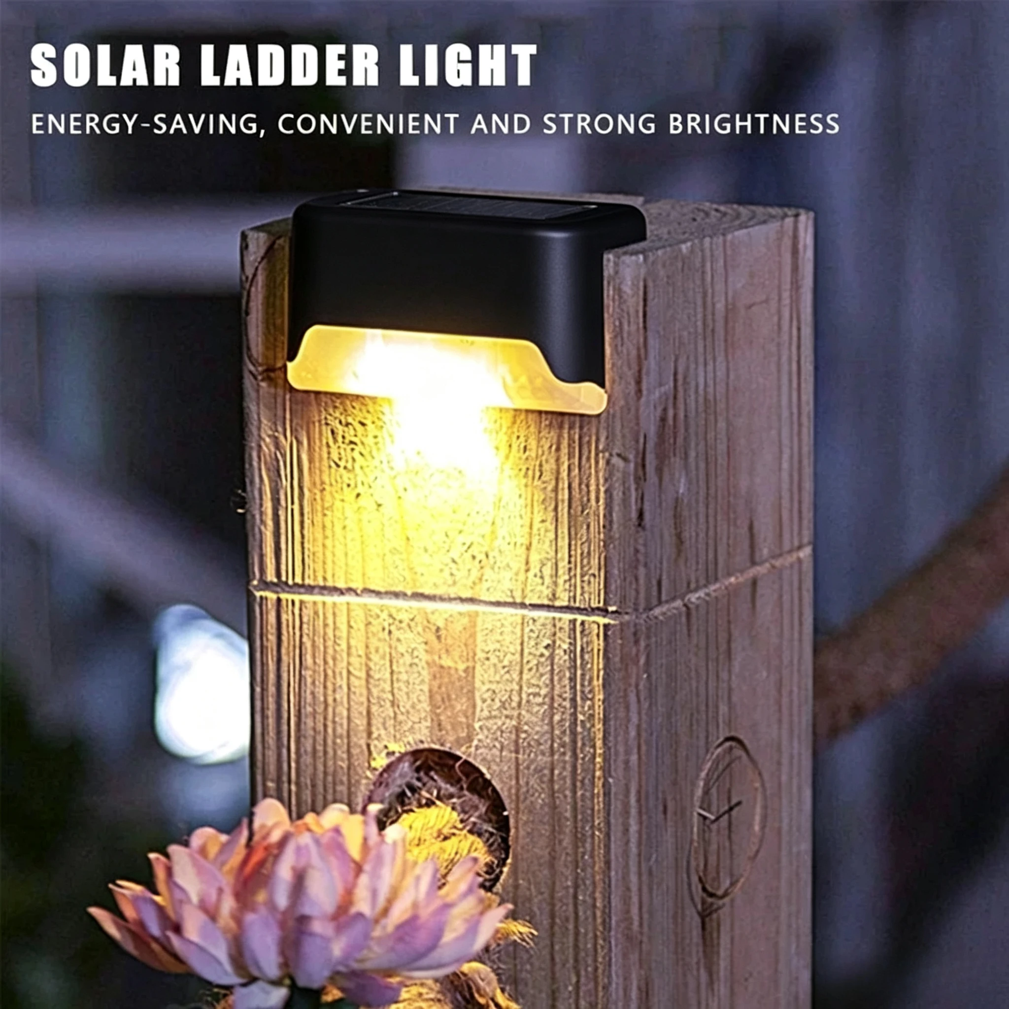 야외 방수 태양광 계단등, 따뜻한 백색광 자동 감지,  - Outdoor Lighting On Fence 리뷰 및 가격