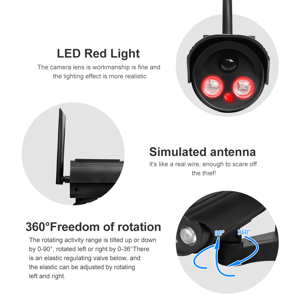 야외 태양 시뮬레이션 카메라 방수 더미 카메라 홈 안전 - Outdoor Lighting Led Fixtures 리뷰 및 가격