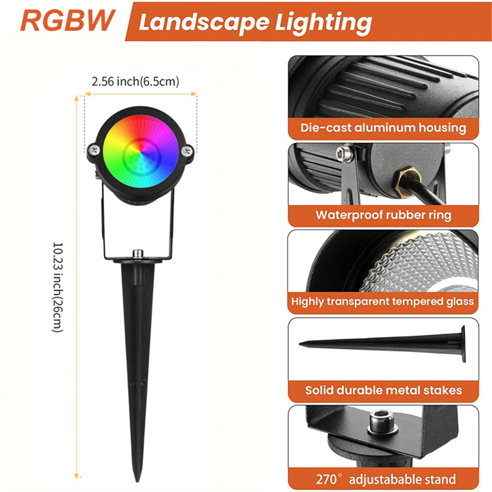 RGBW 조경 조명 10W 리모컨 포함 스포트라이트 1 - Outdoor Lighting Waterproof 리뷰 및 가격