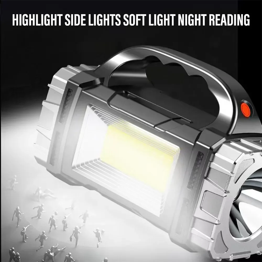 새로운 업그레이드 충전식 고출력 태양광 LED 손전등, - Outdoor Lighting Led Fixtures 리뷰 및 가격