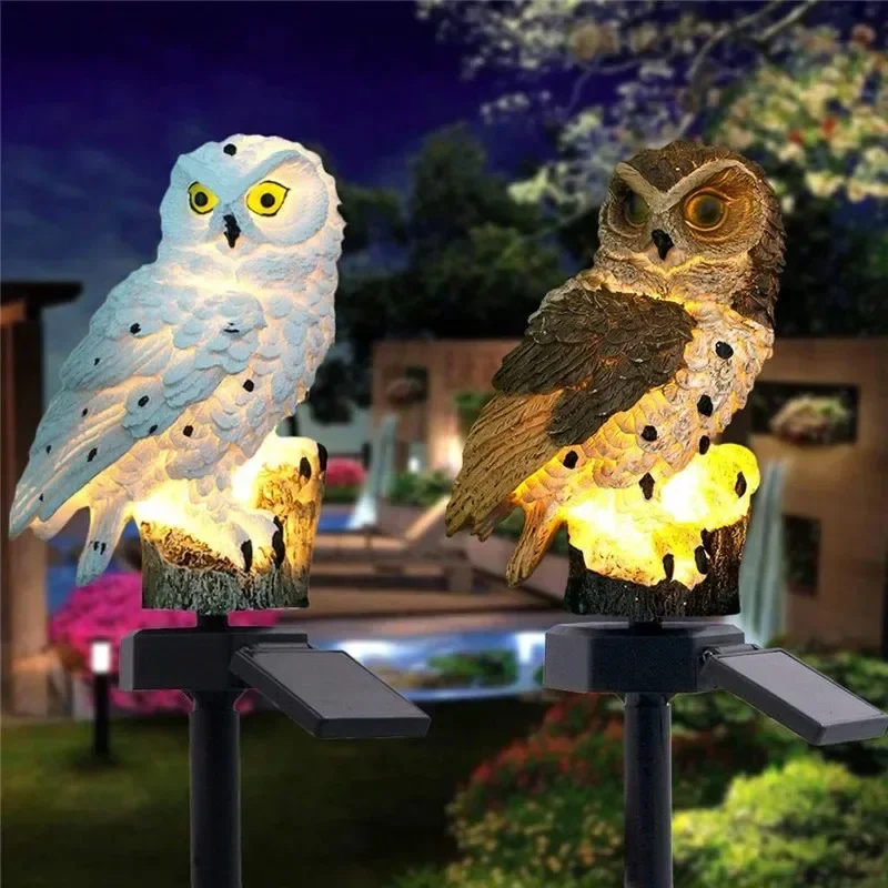 태양광 올빼미 조각상 정원등 LED 방수 야외 장식 ( - Outdoor Lighting Led Fixtures 리뷰 및 가격