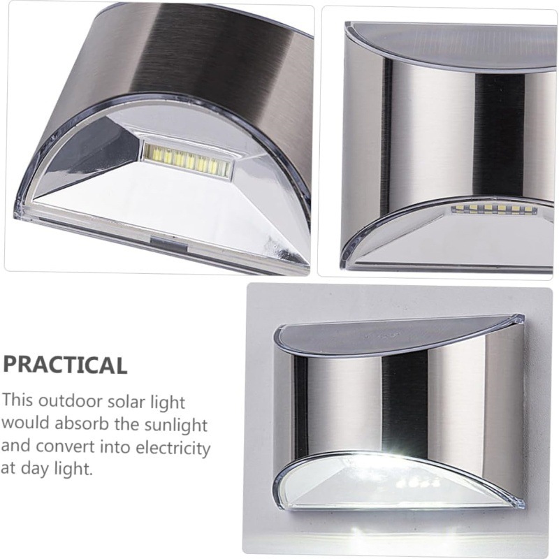 2개 세트 태양광 정원등 스테인리스 스틸 마당 벽등 방 - Solar Wall Sconce 리뷰 및 가격