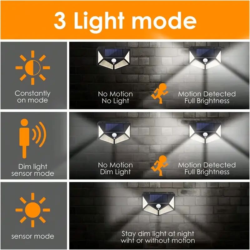 100LED 야외 태양광 정원등, 모션 센서 방수 태양 - Outdoor Lighting Waterproof 리뷰 및 가격