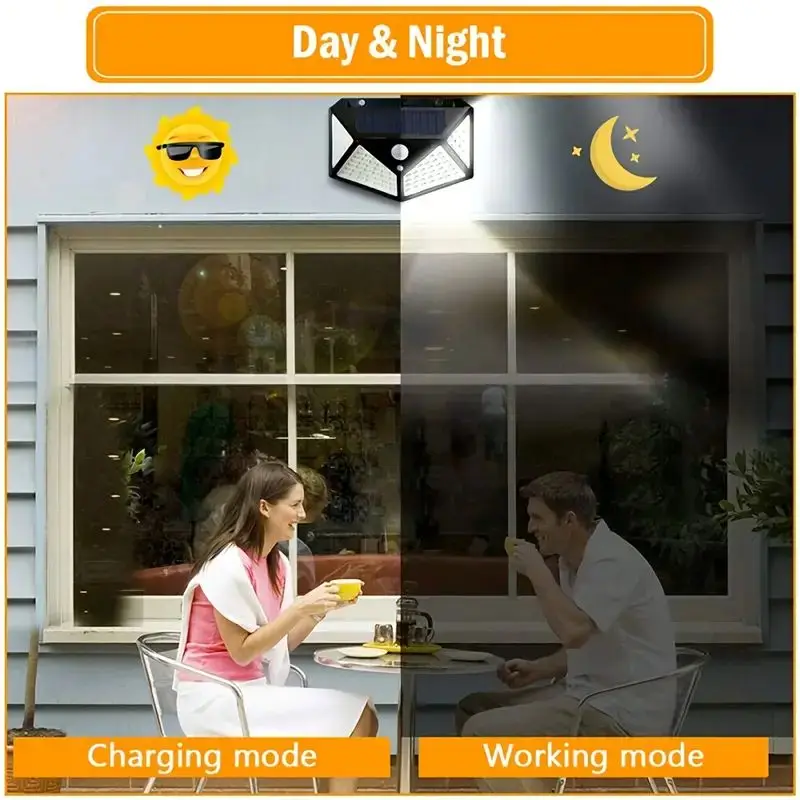 100LED 야외 태양광 정원등, 모션 센서 방수 태양 - Outdoor Lighting Waterproof 리뷰 및 가격