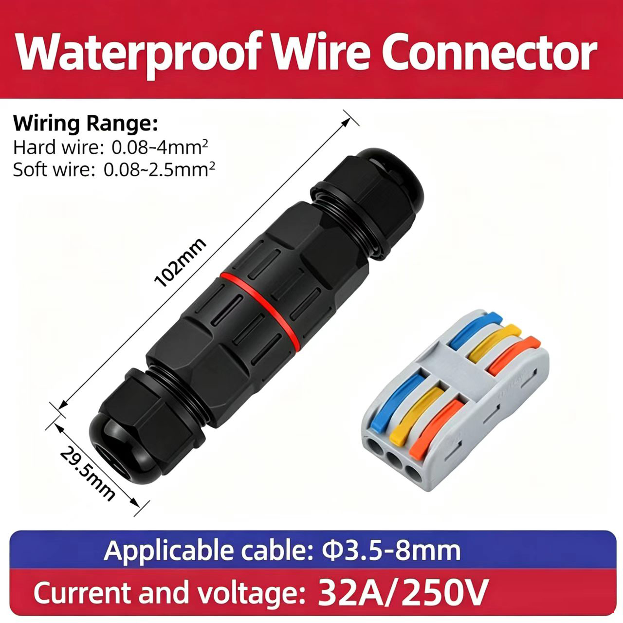 2핀 3핀 퀵 커넥터 와이어 커넥터, 저전압 조경 조명 - Outdoor Lighting Extension Cord 리뷰 및 가격