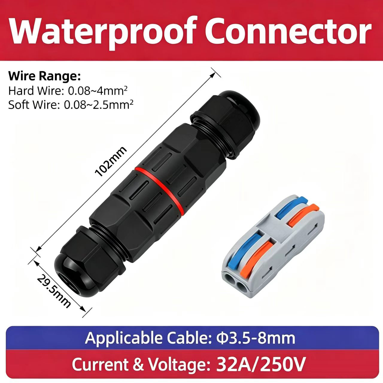 2핀 3핀 퀵 커넥터 와이어 커넥터, 저전압 조경 조명 - Outdoor Lighting Extension Cord 리뷰 및 가격