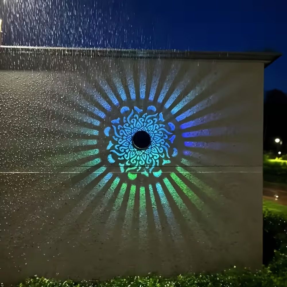 해바라기 만다라 태양광 벽등 LED 금속 정원 장식 조 - Solar Wall Sconce 리뷰 및 가격