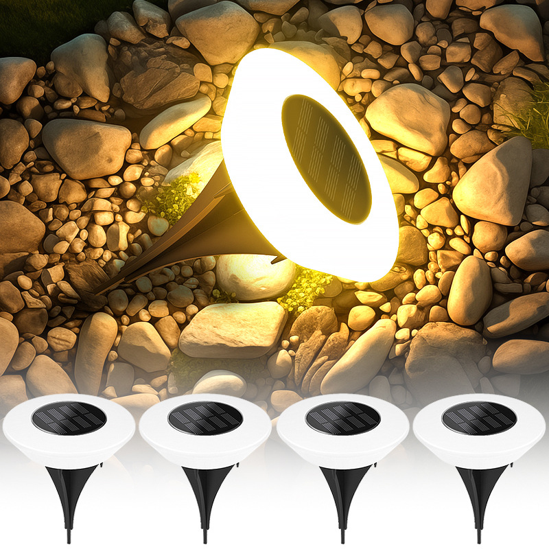 1/4 PCS 태양광 지상 조명, 차가운 백색/따뜻한  - Landscape Spike Light 리뷰 및 가격