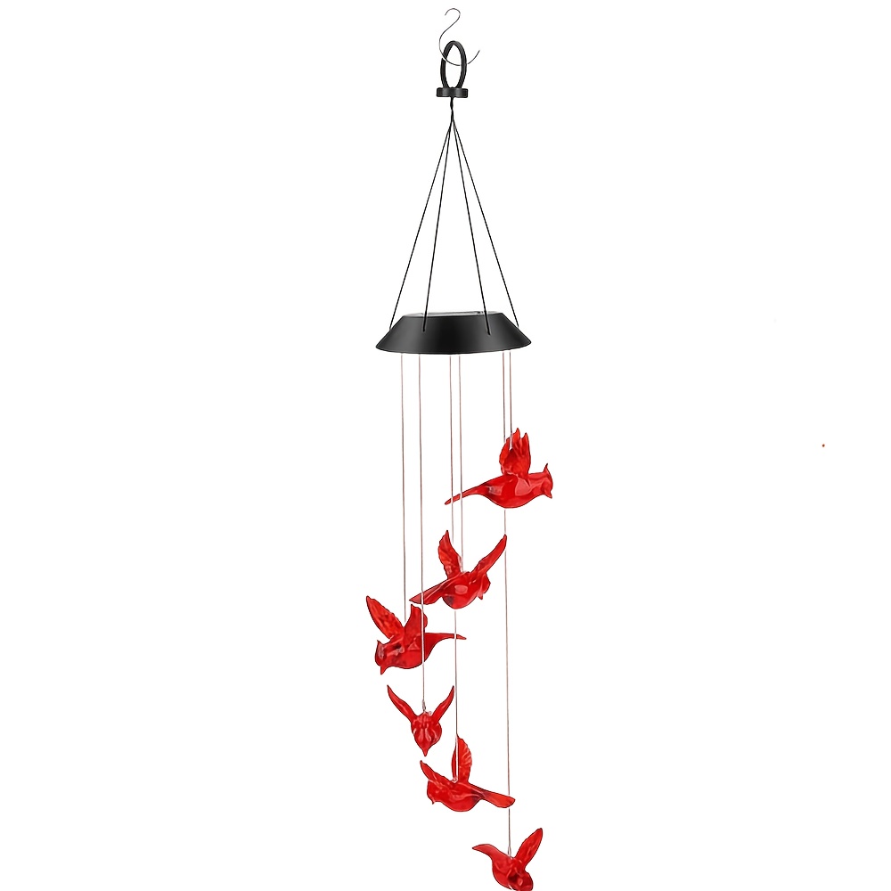 태양광 발전 불꽃새 모양 바람차임등, 방수 디자인과 생 - Outdoor Lighting Waterproof 리뷰 및 가격